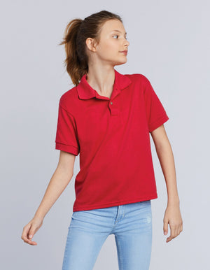 Open image in slideshow, DryBlend Youth Double Pique Sport Shirt
