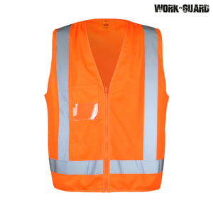 Open image in slideshow, Hi Visibility Safety Vest Day/Night (TTMC Orange Only)

